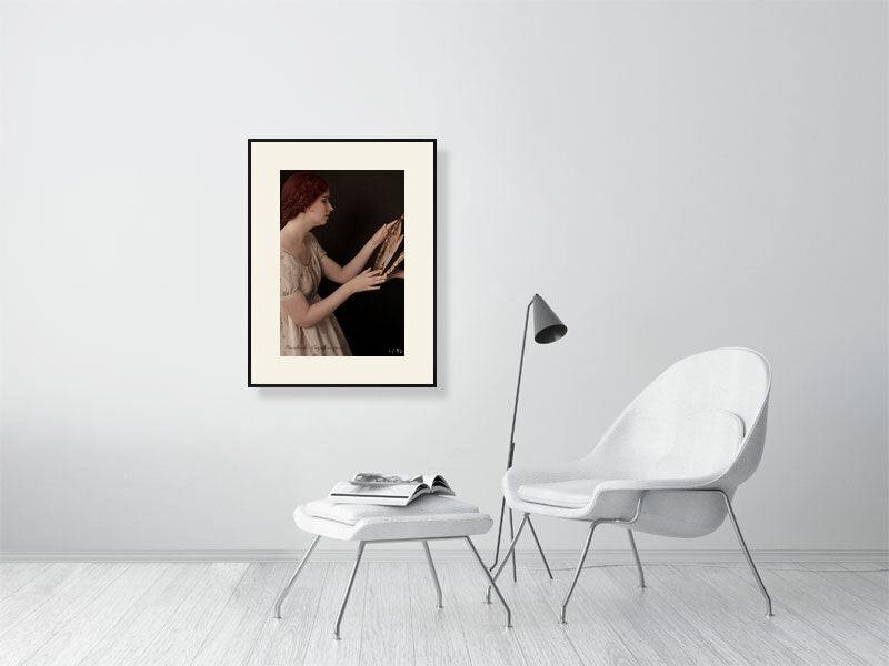 Portrait of A Young Rebel Contemplating Herself Rachel Vogeleisen Prints