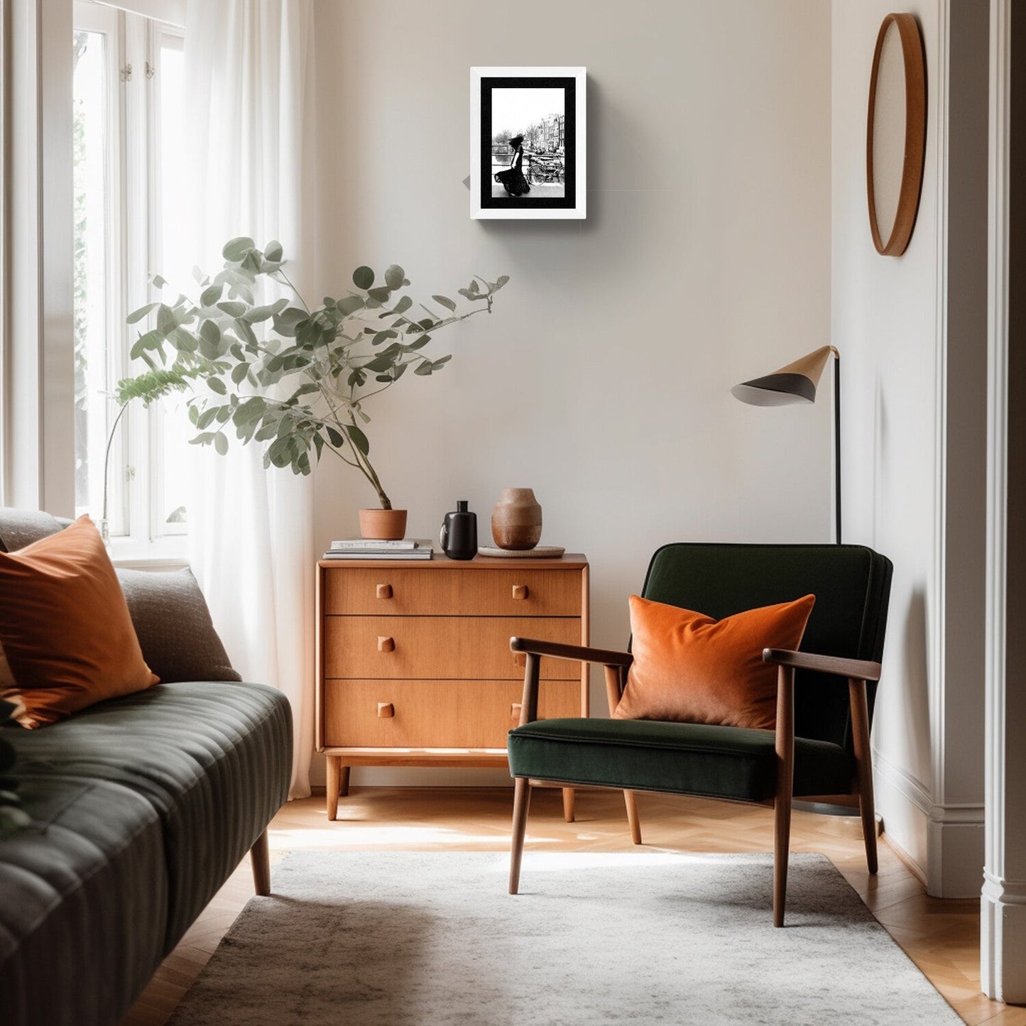 Boho Wall Art, New Beginning in Amsterdam, Feminine Wall Art Rachel Vogeleisen