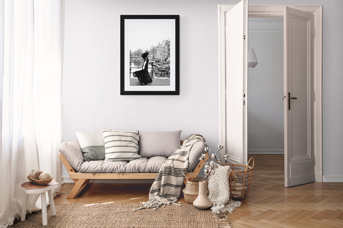 Boho Wall Art, New Beginning in Amsterdam, Feminine Wall Art Rachel Vogeleisen