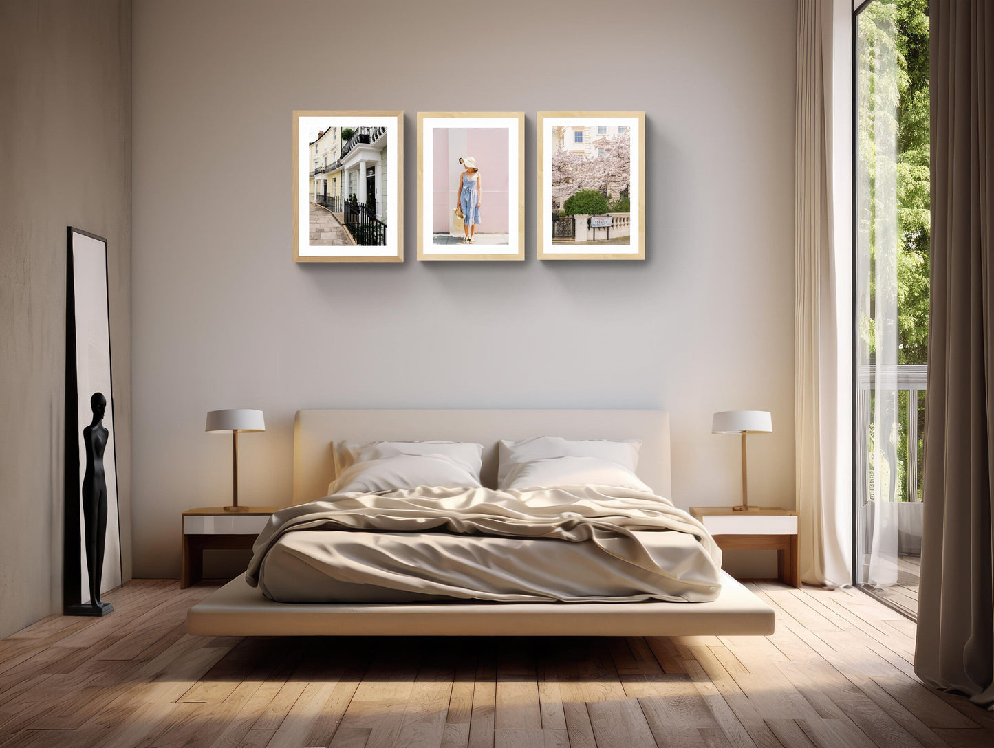 London Spring Eco-Friendly art prints, Bundle Collection Buy 2 Get One Free - 2 sizes available Rue Paradis Prints