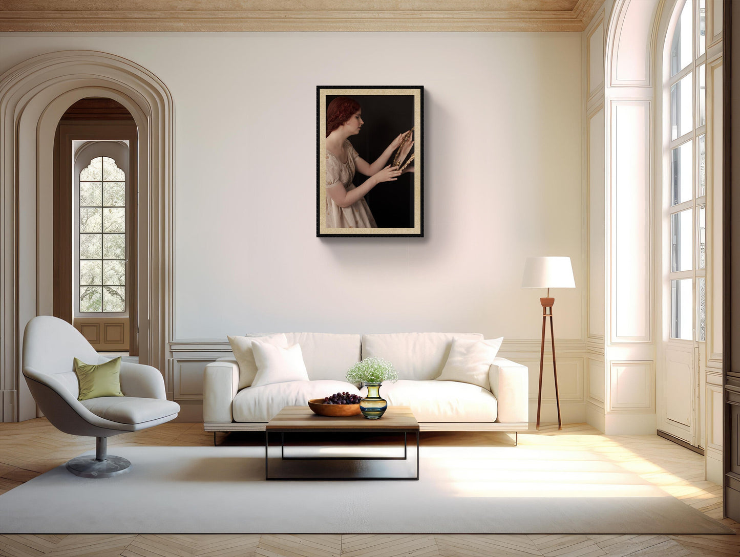 Portrait of A Young Rebel Contemplating Herself Rachel Vogeleisen Prints