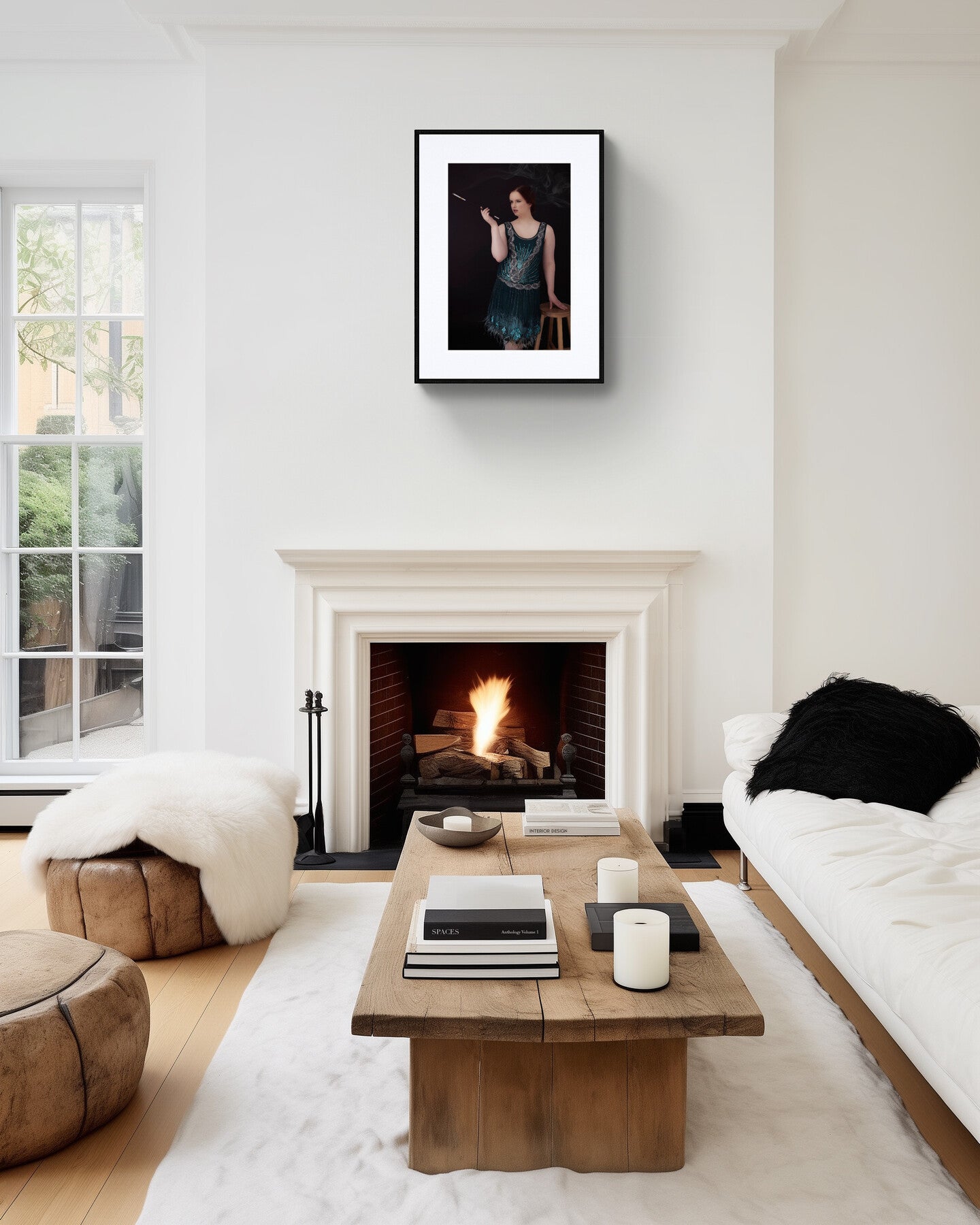 The 1920s Dapper, Feminine Wall Art, A Woman in Quiet Rebellion