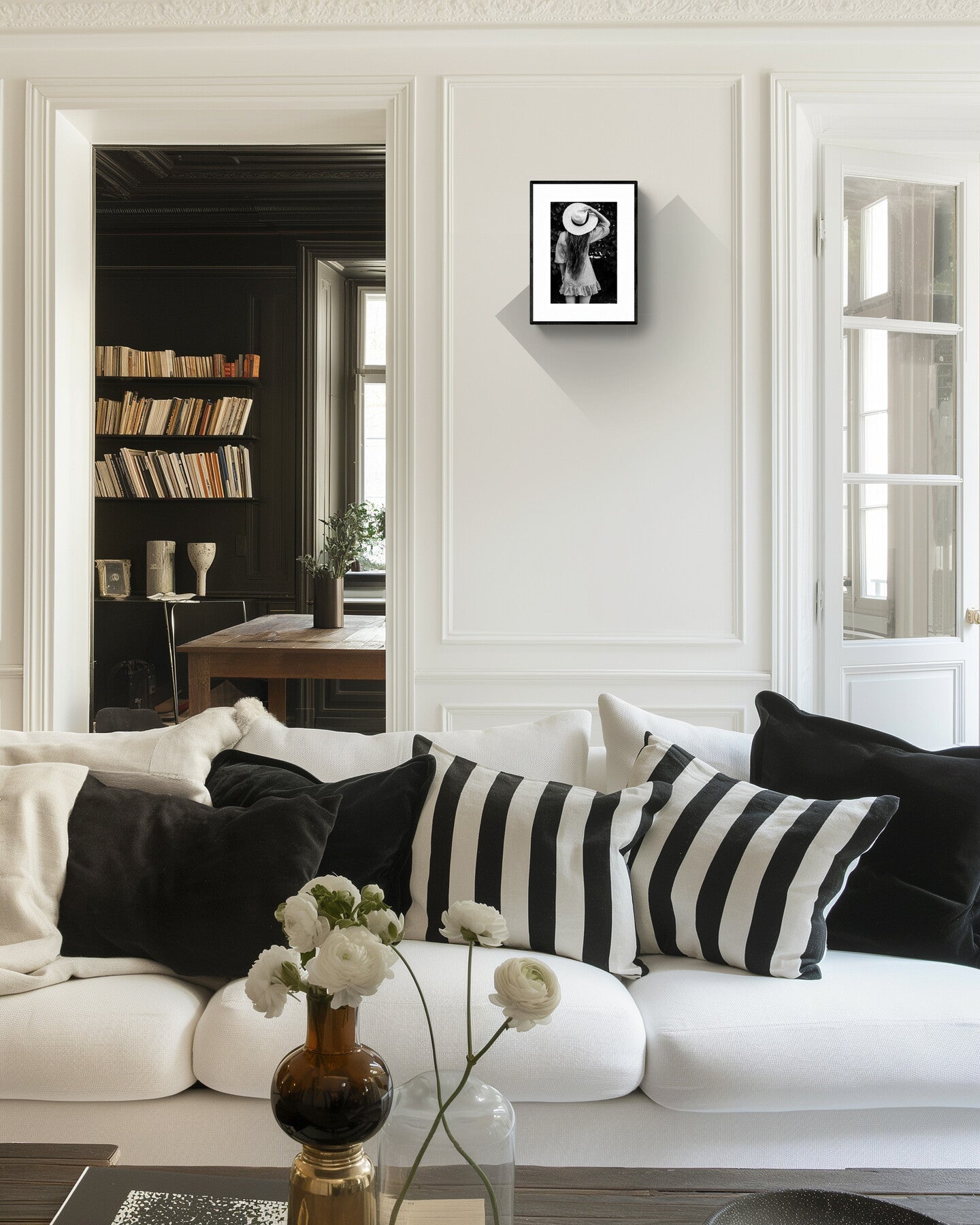 Boho Woman Lifestyle Photography Prints, Bohemian Wall Decor, Boho Black and white fine art giclée prints, Boho Lifestyle Prints Rue Paradis Art Prints