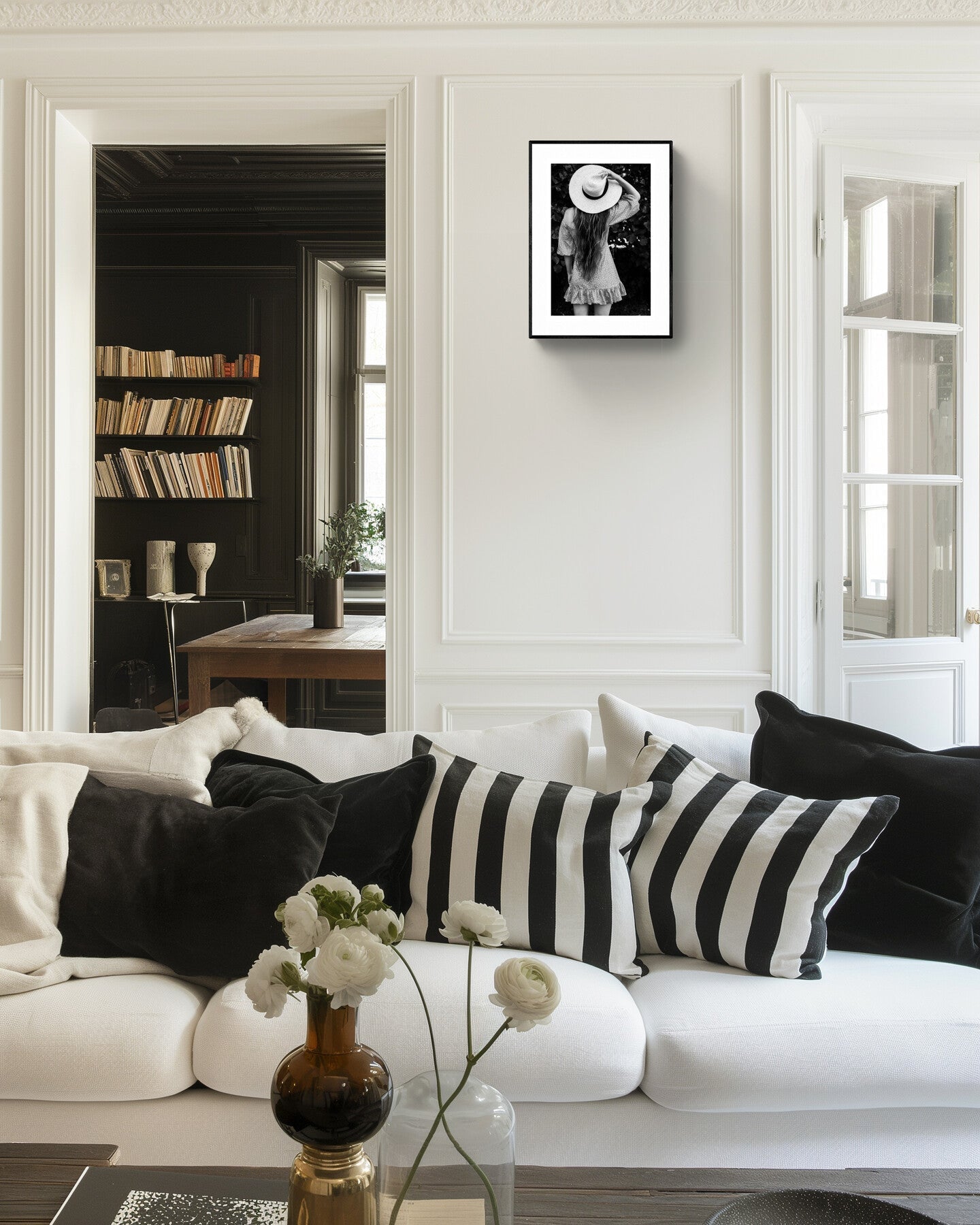 Boho Woman Lifestyle Photography Prints, Bohemian Wall Decor, Boho Black and white fine art giclée prints, Boho Lifestyle Prints Rue Paradis Art Prints