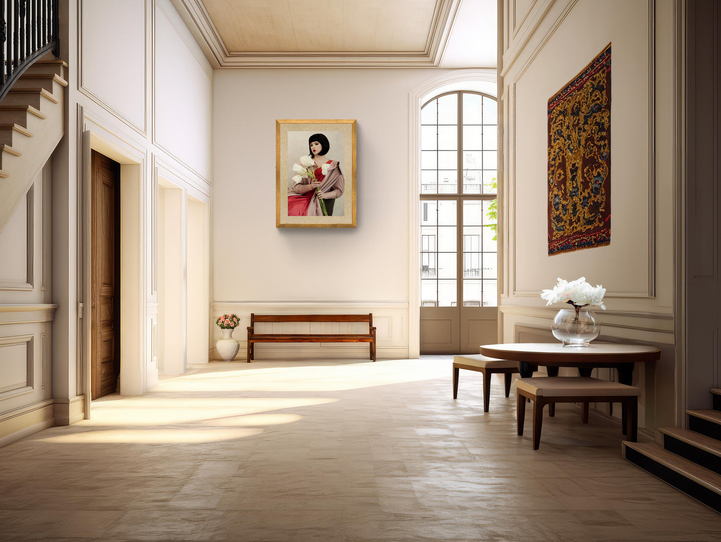Isabella Duncan Free-Spirit Fine Art Portrait – Celebrating a Rebel Icon Wall Art, Giclée Print