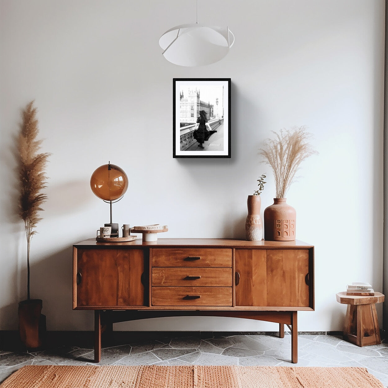 Feminine Wall Art | New Beginnings in London, Art Print | Joyful Journey Series