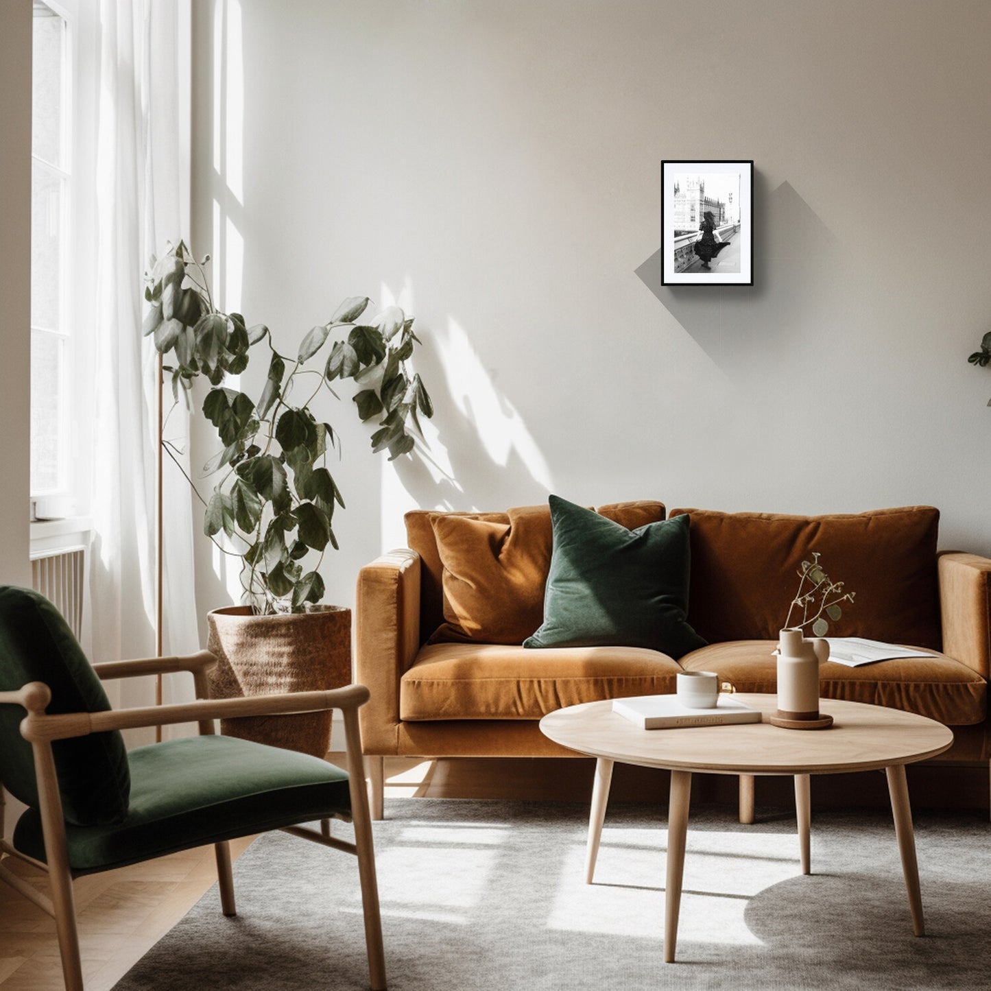 Feminine Wall Art | New Beginnings in London, Art Print | Joyful Journey Series
