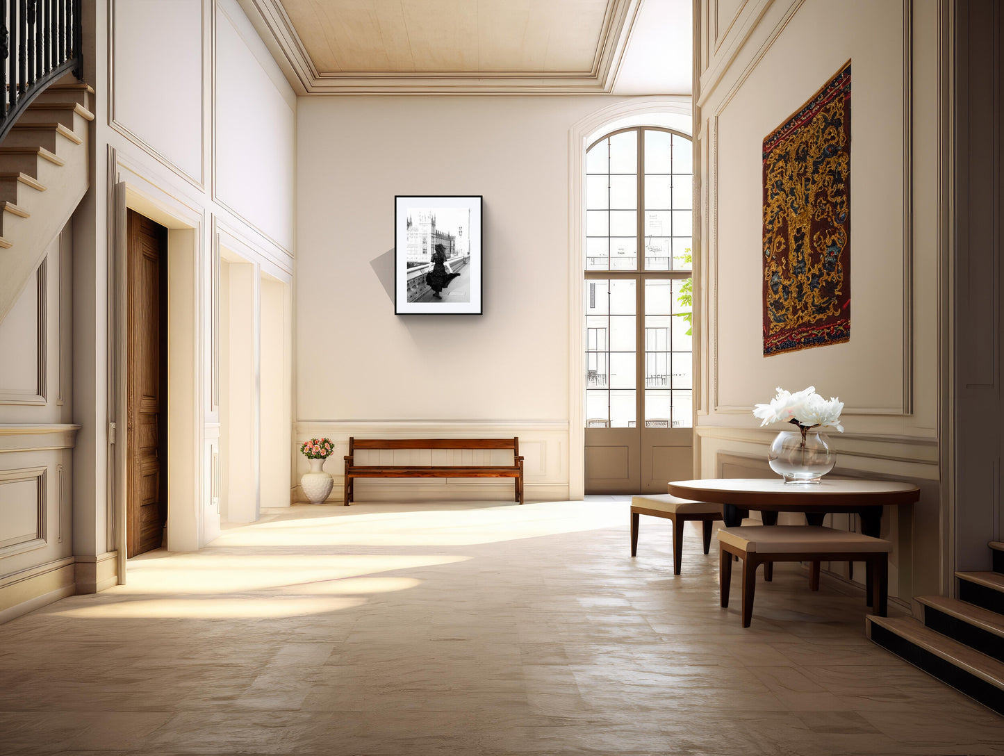 Feminine Wall Art | New Beginnings in London, Art Print | Joyful Journey Series