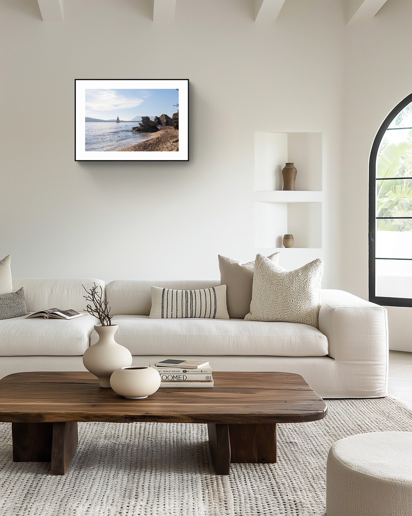 Plage de la Pinede Toulon Coastal Art Print – Archival Museum Quality Wall Art Rue Paradis Prints