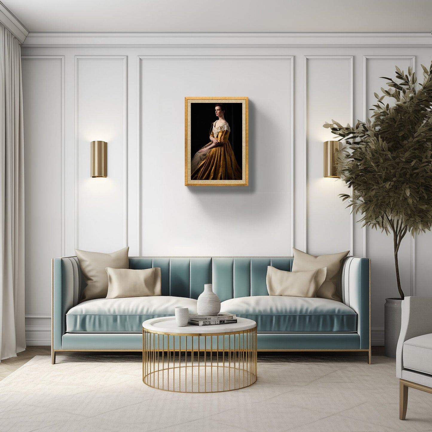FEMININE WALL ART: REBEL YOUNG WOMAN, RENAISSANCE PORTRAIT Rachel Vogeleisen Prints