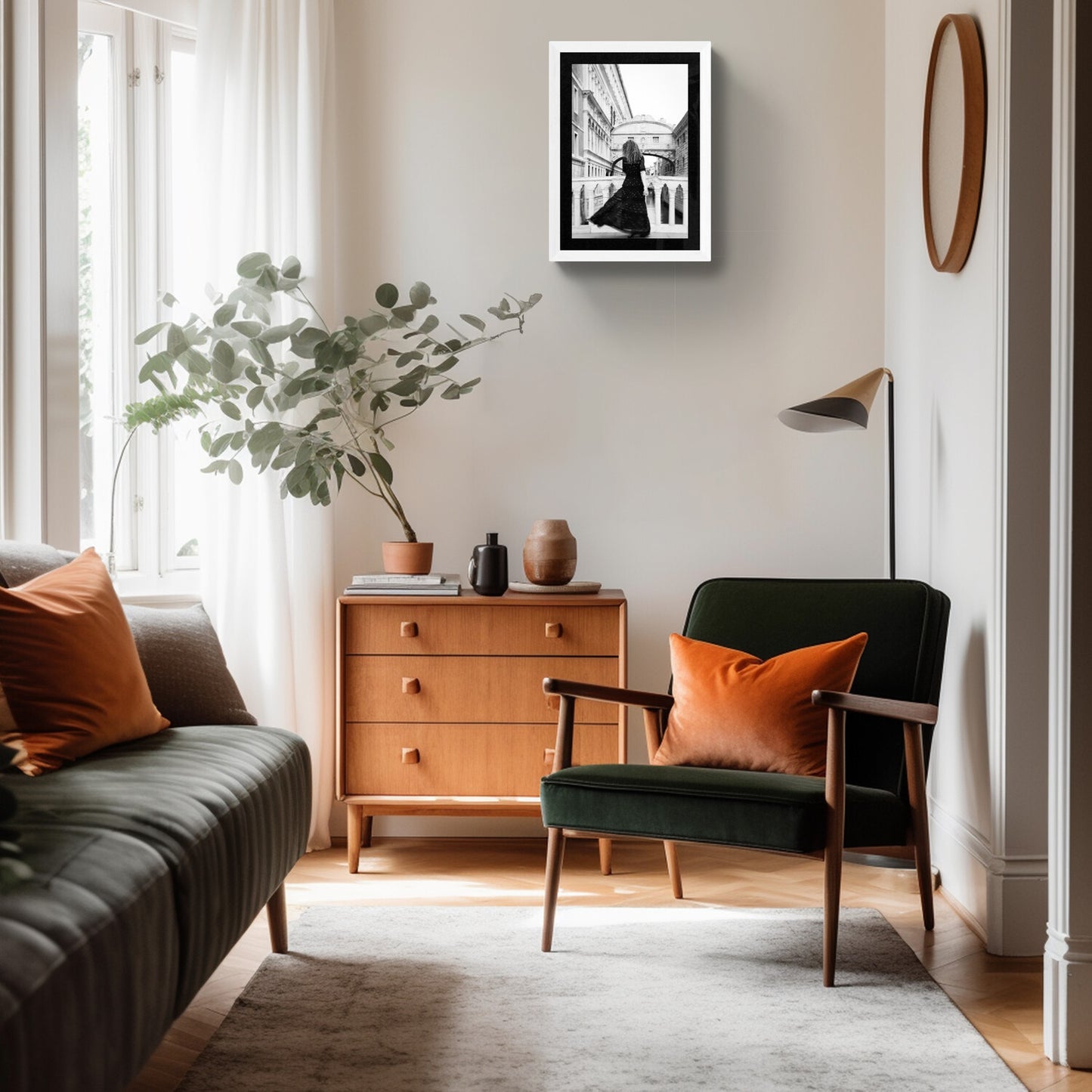 New Beginnings in Venice: Boho Black and White Wall Decor