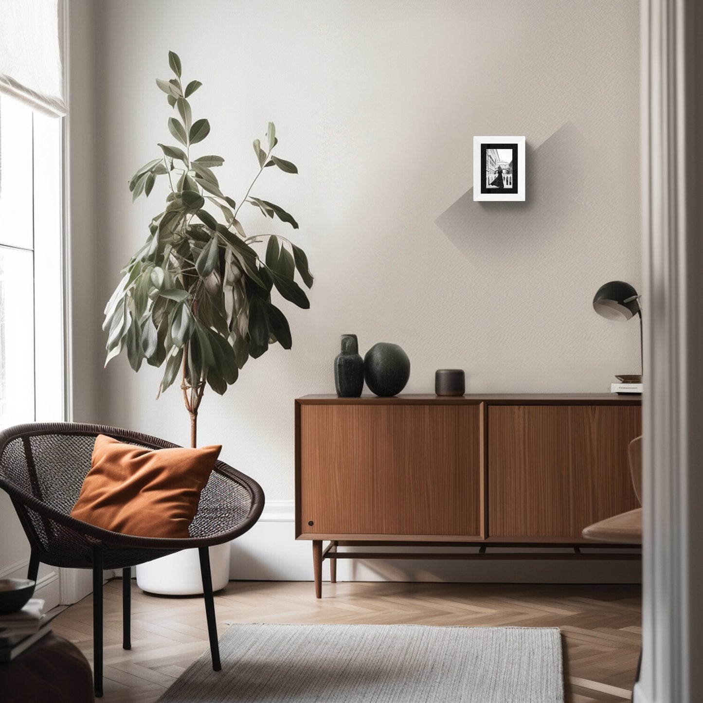 New Beginnings in Venice: Boho Black and White Wall Decor