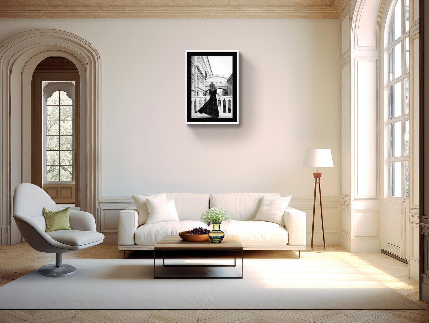 New Beginnings in Venice: Boho Black and White Wall Decor