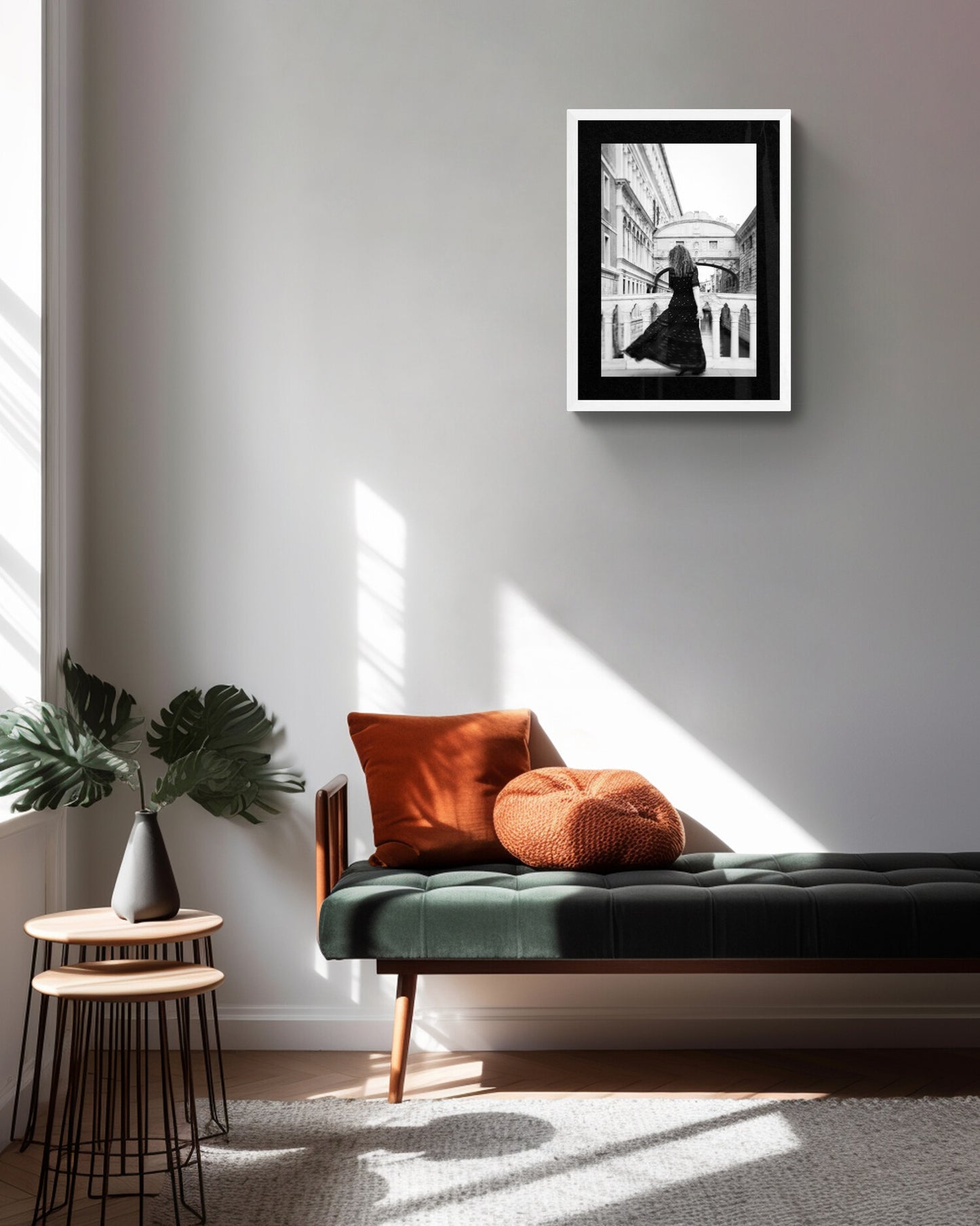 New Beginnings in Venice: Boho Black and White Wall Decor