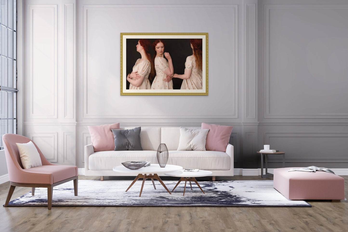 Feminine Art Prints - The Regency Stance, Wall Decor Rachel Vogeleisen Prints