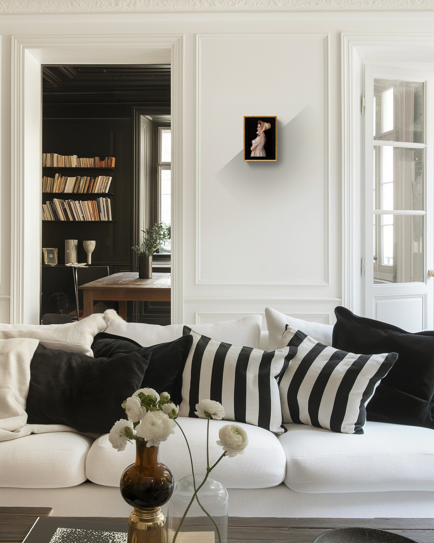 Feminine Wall Art: Regency Portrait - Rebel with a stance Rachel Vogeleisen Prints
