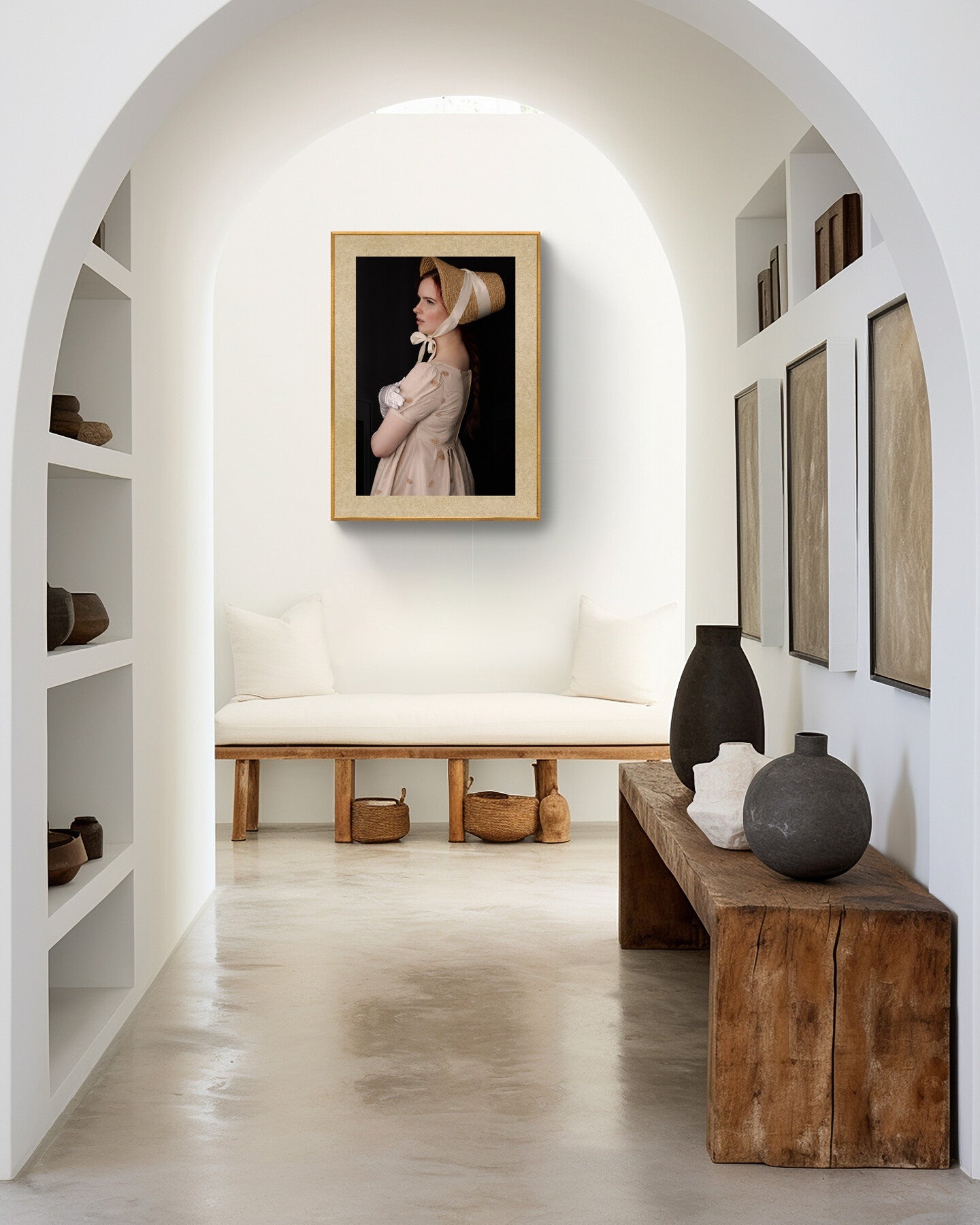 Feminine Wall Art: Regency Portrait - Rebel with a stance Rachel Vogeleisen Prints