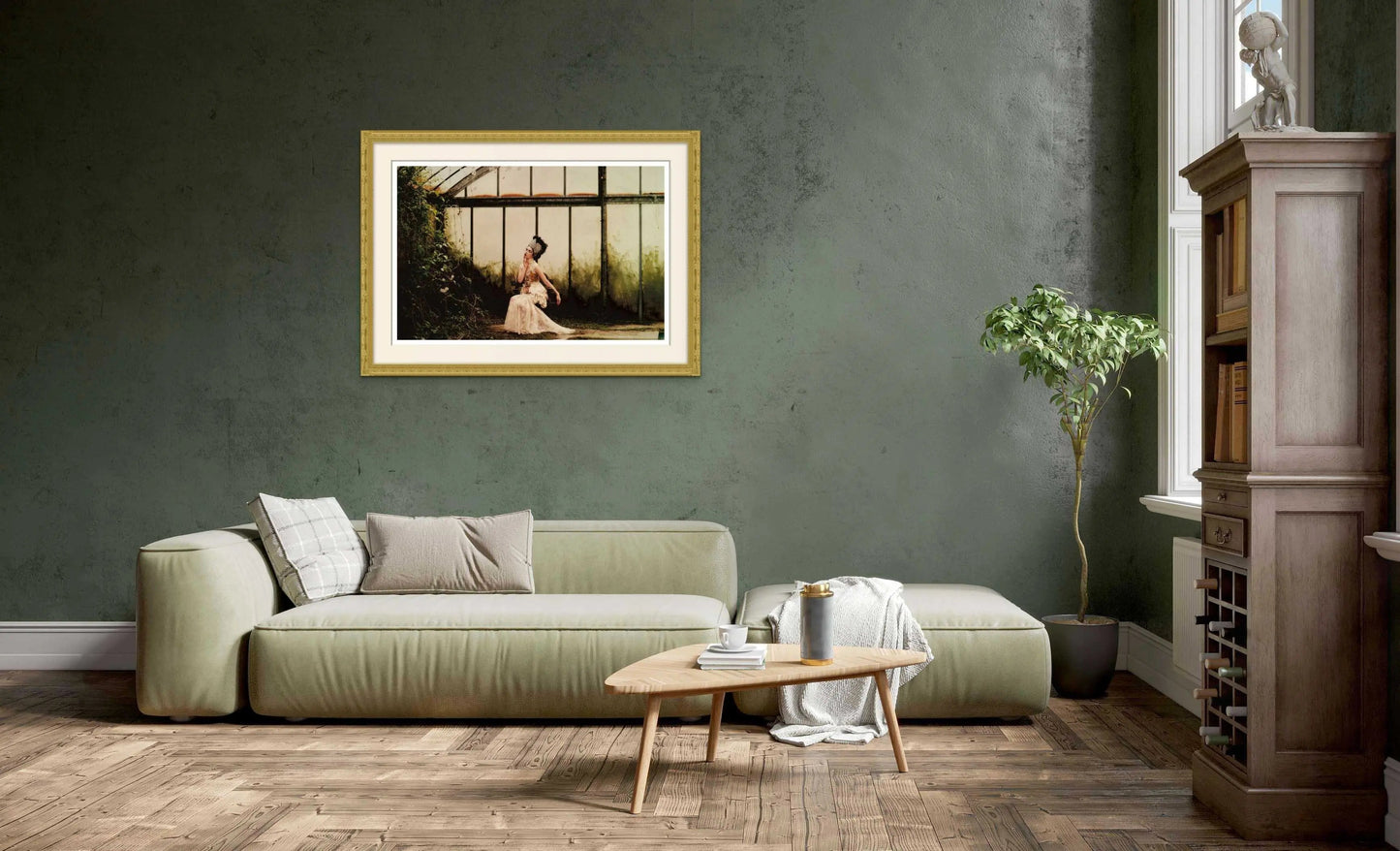 Sleeping Beauty Portrait, Fine art print - Romantic Wall Art Rachel Vogeleisen Prints