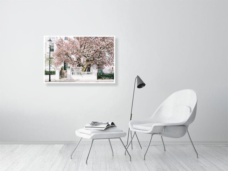 London Art Print, Picture of Magnolia Tree, London Art Print Rue Paradis Art Prints