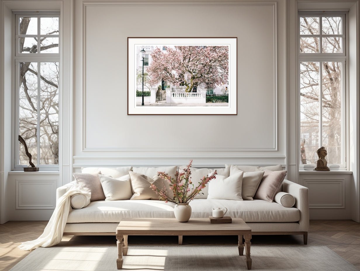 London Art Print, Picture of Magnolia Tree, London Art Print Rue Paradis Art Prints