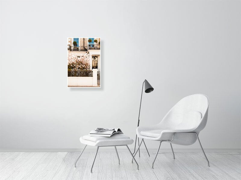 London Spring Blossom Art Print - Pink Magnolia Tree Wall Art Rue Paradis Art Prints