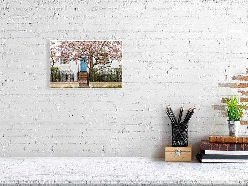 London Spring Home Decor, Pink Magnolia Tree Art Print Rue Paradis Art Prints