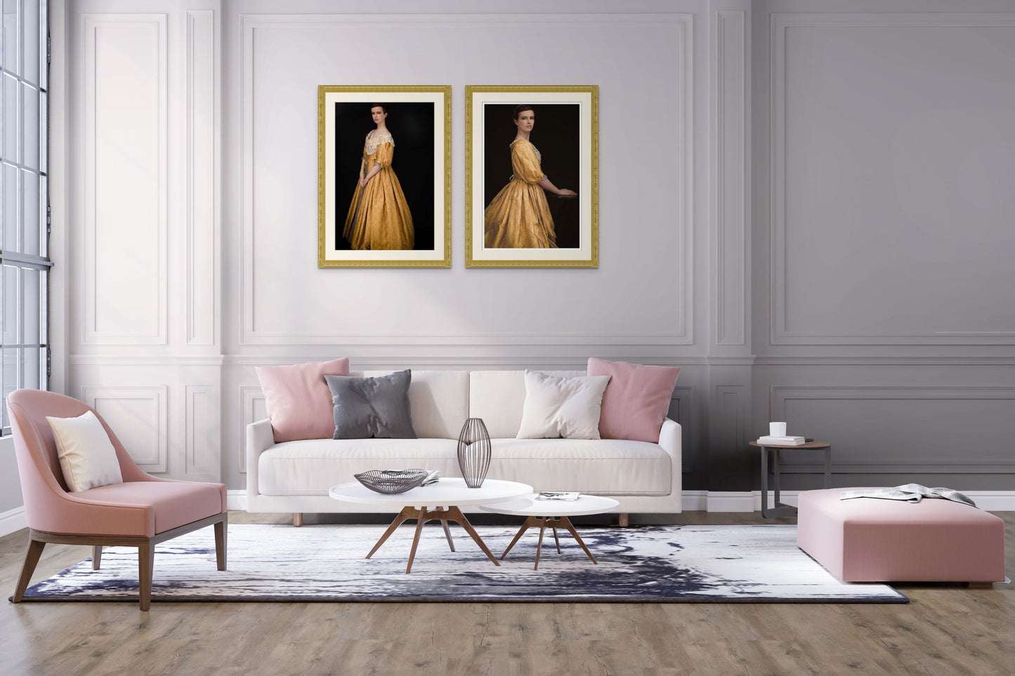 FEMININE WALL ART: REBEL YOUNG WOMAN, RENAISSANCE PORTRAIT Rachel Vogeleisen Prints