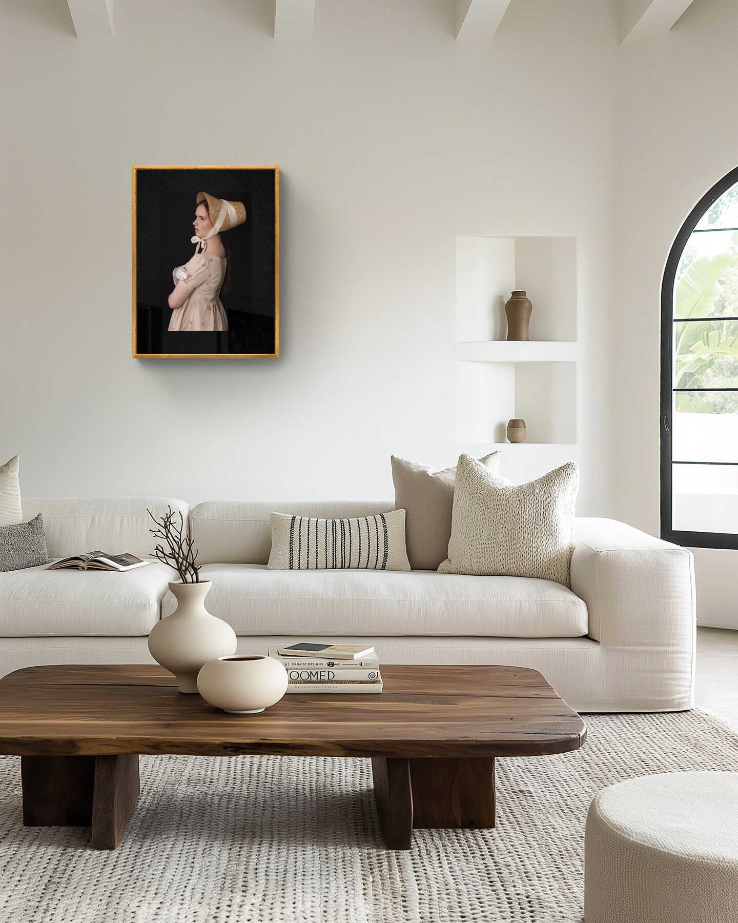 Feminine Wall Art: Regency Portrait - Rebel with a stance Rachel Vogeleisen Prints
