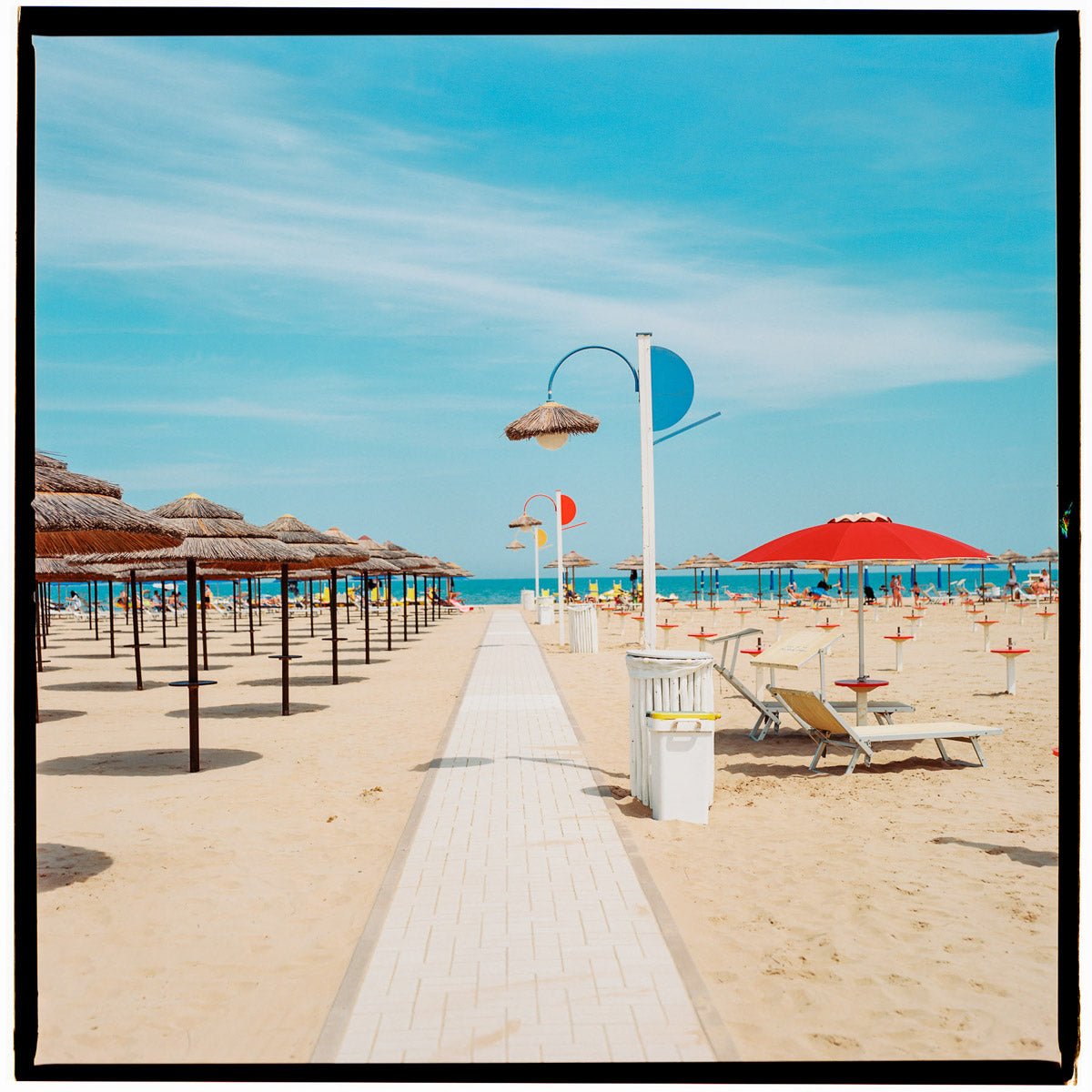 Rimini Beach Wall Art,ItaliaRimini Beach Wall Art,Italian Coast Home Decor, Eco-Friendlyn Coast Home Decor, Eco-Friendly