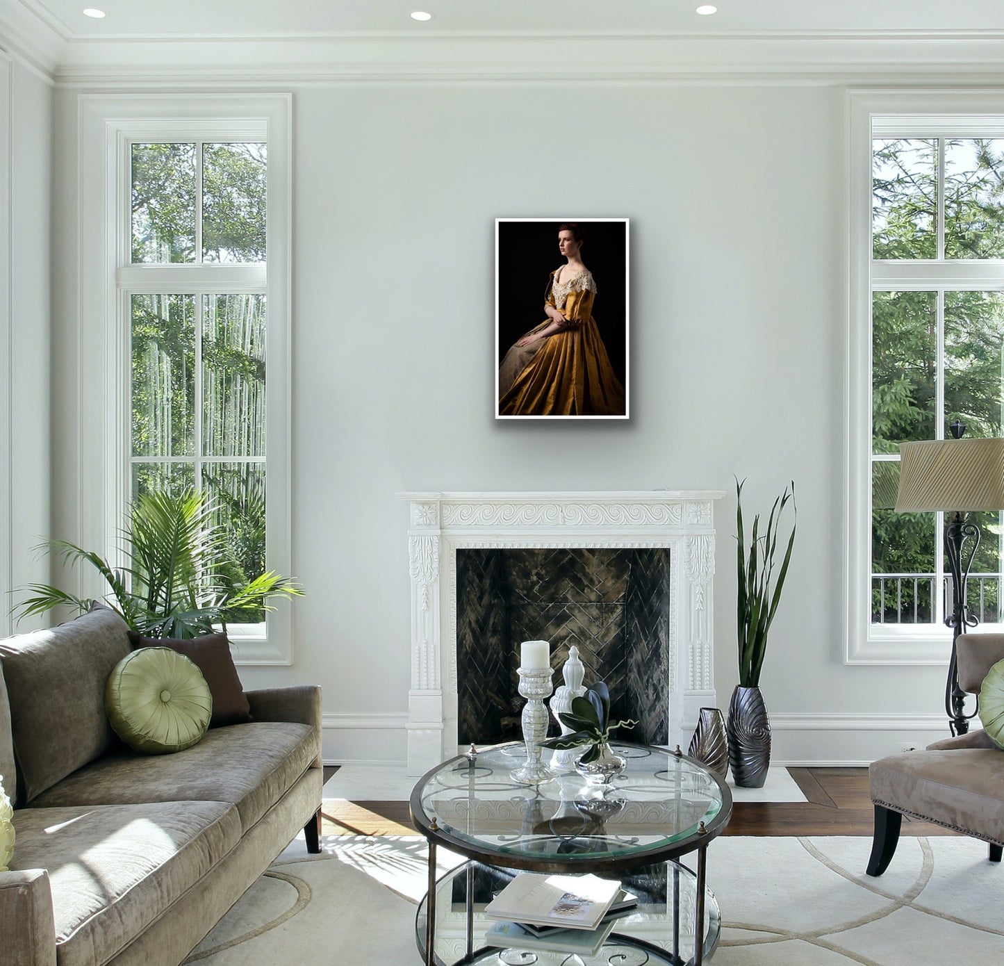 FEMININE WALL ART: REBEL YOUNG WOMAN, RENAISSANCE PORTRAIT Rachel Vogeleisen Prints