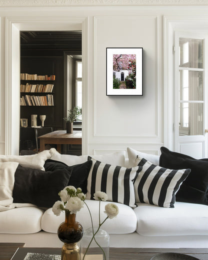 London Magnolia Blossoms Wall Art for bedroom, Pink blossoms for home My Store