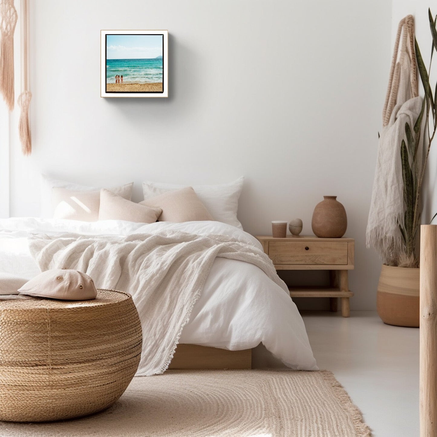 Boho Wall Art, Three girls on the beach, new beginning image Rue Paradis Art Prints