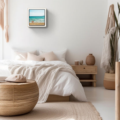 Boho Wall Art, Three girls on the beach, new beginning image Rue Paradis Art Prints