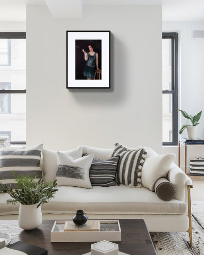 The 1920s Dapper, Feminine Wall Art, A Woman in Quiet Rebellion