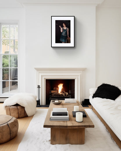 The 1920s Dapper, Feminine Wall Art, A Woman in Quiet Rebellion