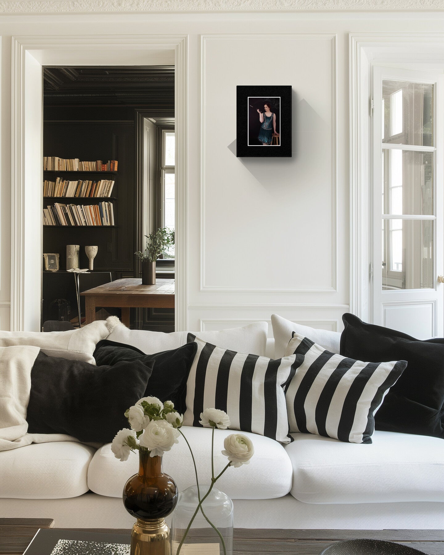 The 1920s Dapper, Feminine Wall Art, A Woman in Quiet Rebellion