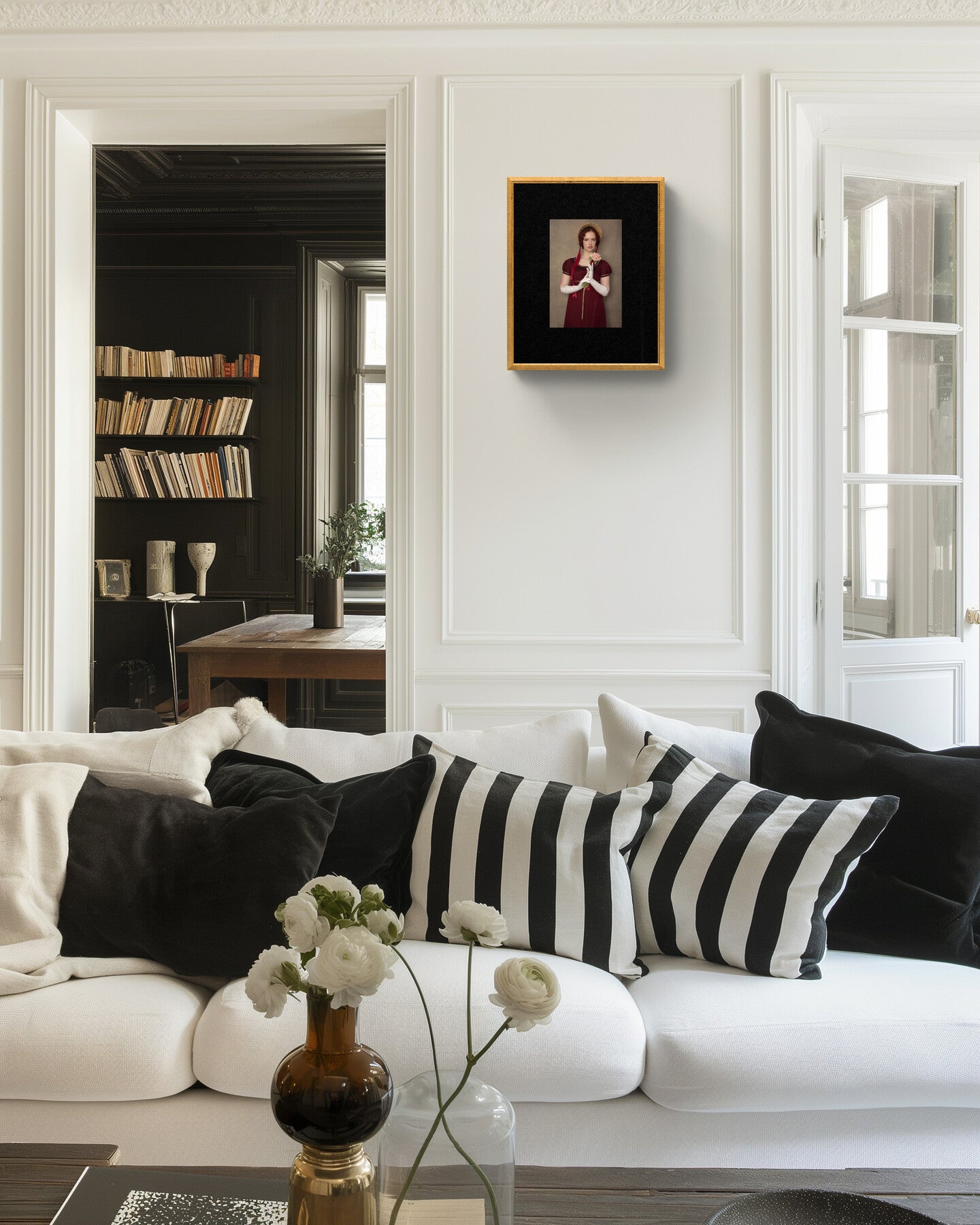 In plain sight Fine Art Portrait – A Regency rebel,Wall Art, Giclée Printlilac