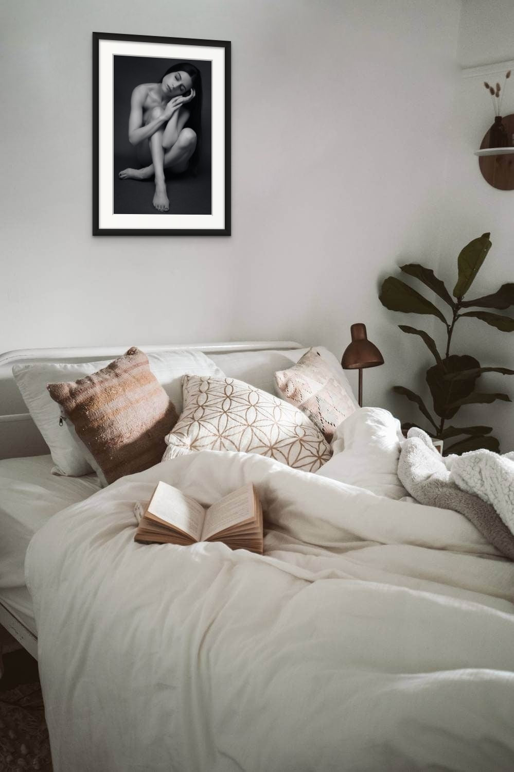 Feminine Artistic Nude Print  - Inner Harmony 20x30 in