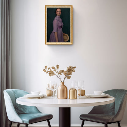 Edwardian Portrait of A Heroine, Feminine Wall Art Print Rachel Vogeleisen Prints