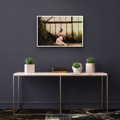 Sleeping Beauty Portrait, Fine art print - Romantic Wall Art Rachel Vogeleisen Prints
