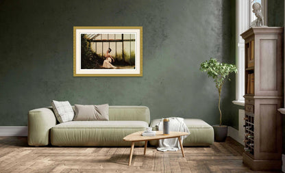 Sleeping Beauty Portrait, Fine art print - Romantic Wall Art Rachel Vogeleisen Prints