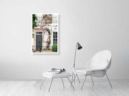 Wisteria Wall Art, London Door Art Print Rachel Vogeleisen
