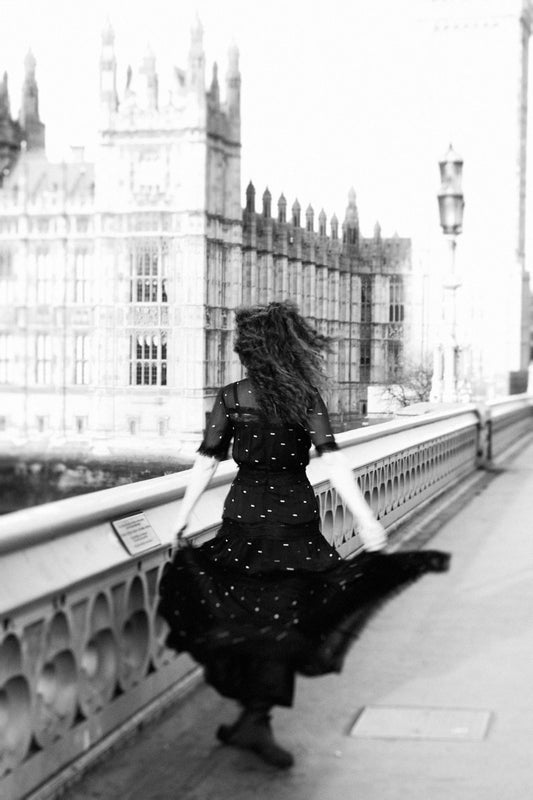 Feminine Wall Art | New Beginnings in London, Art Print | Joyful Journey Series