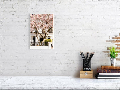 London Pink Magnolia Blossom Art Print, Spring Home Decor Rue Paradis Art Prints