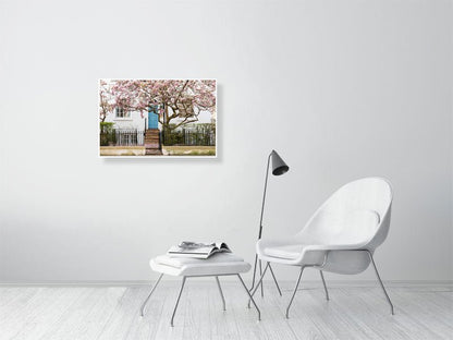 London Spring Home Decor, Pink Magnolia Tree Art Print Rue Paradis Art Prints