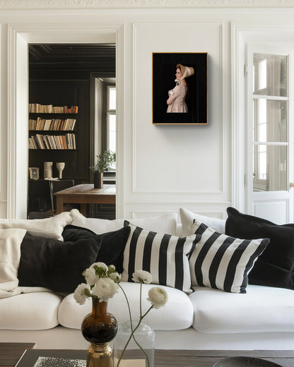 Feminine Wall Art: Regency Portrait - Rebel with a stance Rachel Vogeleisen Prints