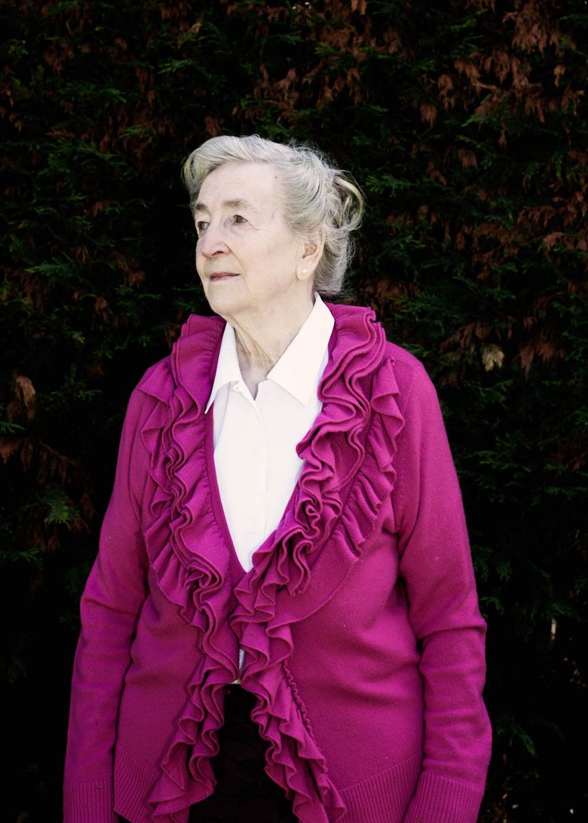 Portrait of Esther Pointon who served in the WAAF during World War Two