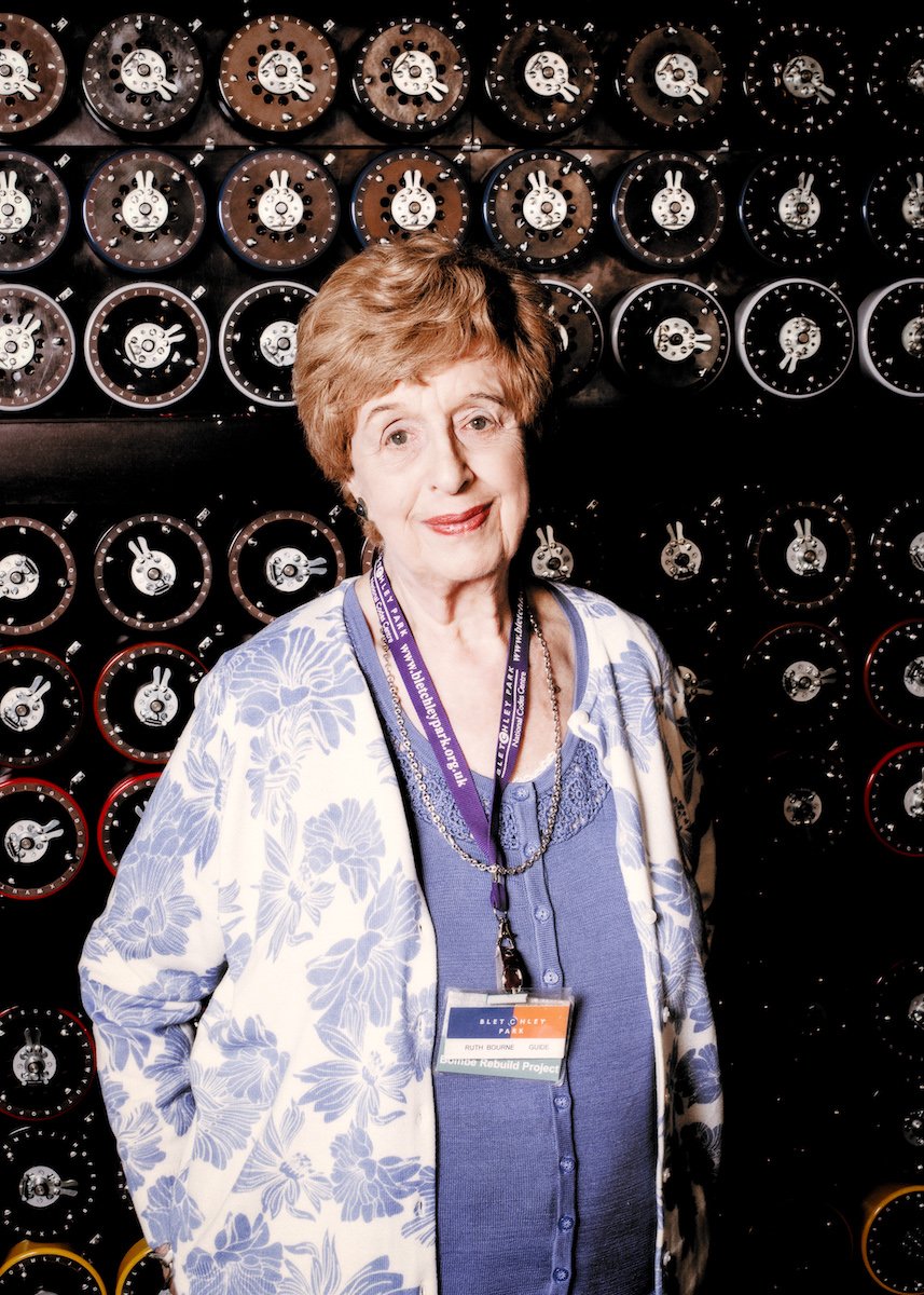 Ruth Bourne served at Bletchley Park
