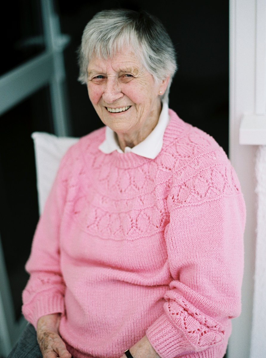 Portrait of Angela Marie who served in Italy with the ATS during World War Two