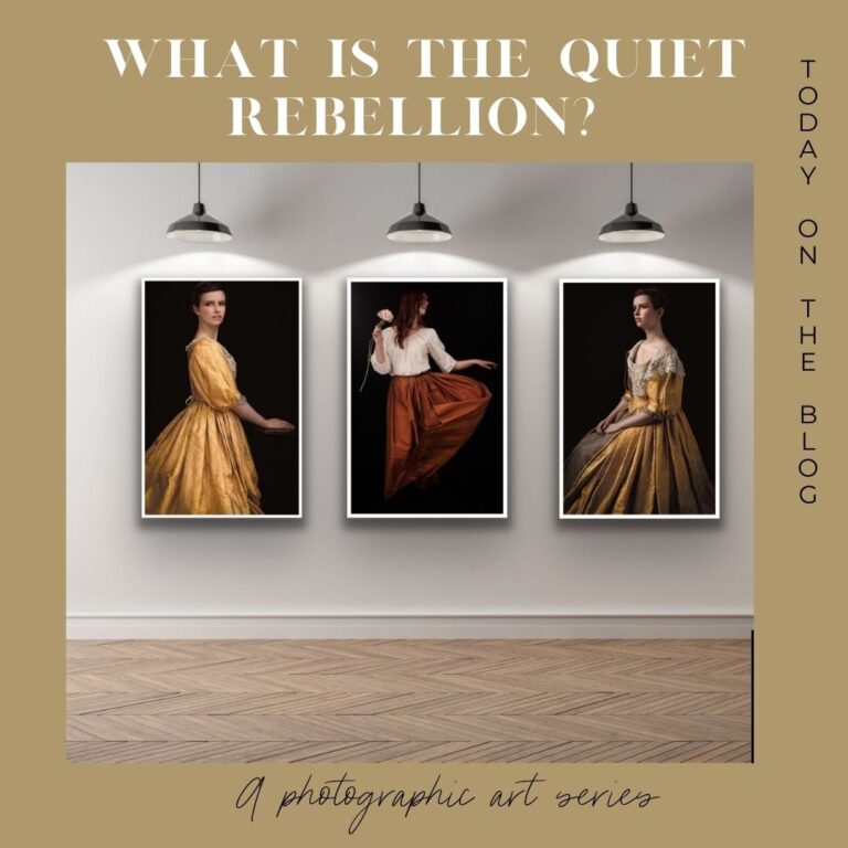 What is the quiet rebellion? A photographic art series